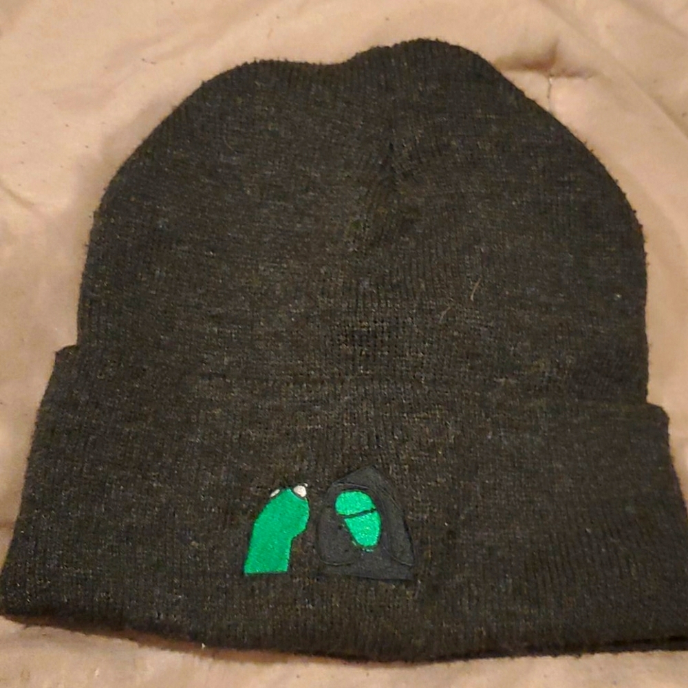 Kermit the Frog Meme Beanie Hat